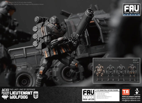 Load image into Gallery viewer, Acid Rain x Toy Alliance FAV-A139 Lieutenant Wolfdog Action Figure Set
