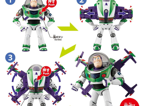 Load image into Gallery viewer, Takara Tomy Toy Story 5 Real-Size Talking Figure High-Tech Ver. Buzz Lightyear
