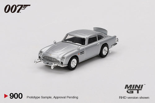 Load image into Gallery viewer, Mini GT #900 1/64 007 Aston Martin DB5 Goldfinger with Poster Cards
