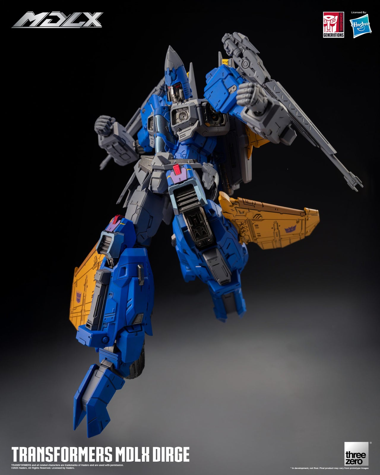 Threezero Transformers MDLX Action Figure Dirge 20 CM