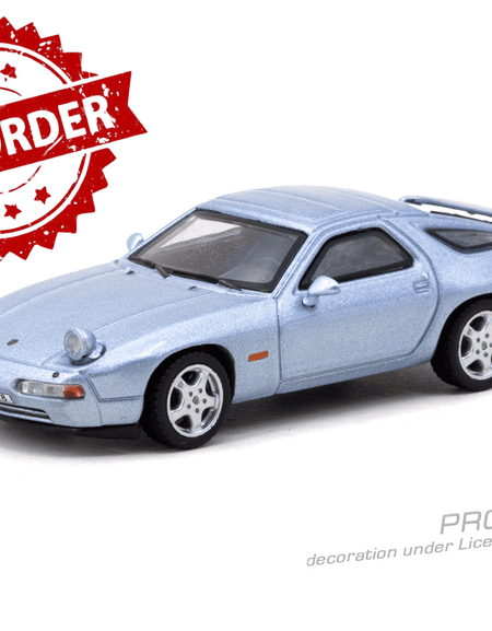 (Pre-order) Tarmac Works Porsche 928 GTS Blue Metallic Diecast Model Car