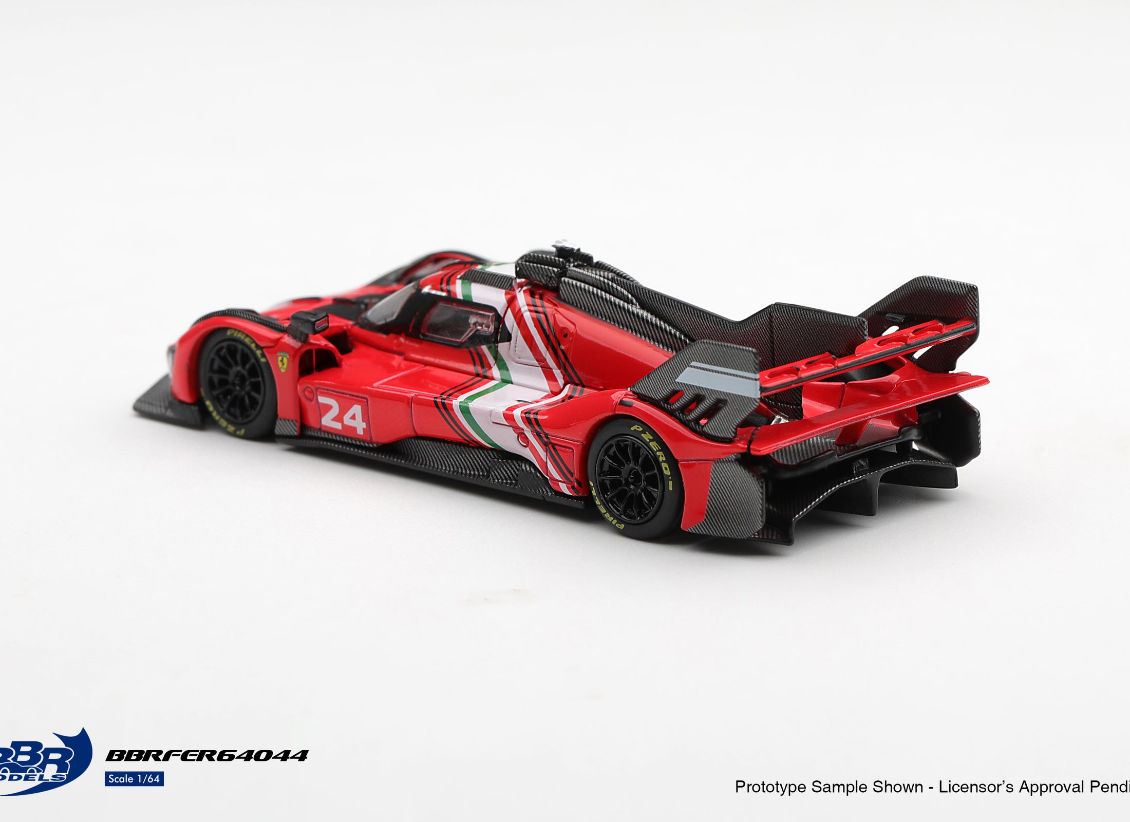 (Pre-order) BBR 1/64 Ferrari 499P Modificata Rosso Corsa (Red) Diecast Model Car