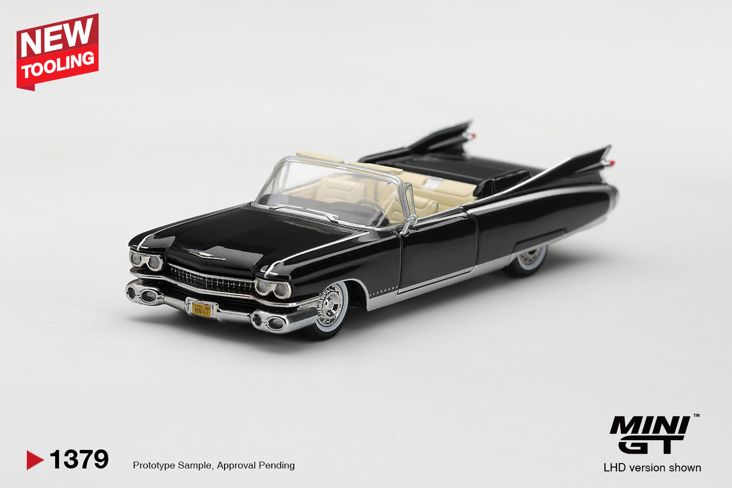 (Pre-order) Mini GT #1379 Cadillac Eldorado Biarritz 1959 Black LHD