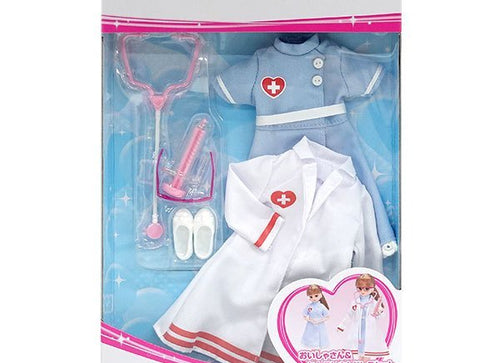 Load image into Gallery viewer, Takara Tomy Licca Chan Dress - Nurse &amp; Nurse Dress Set
