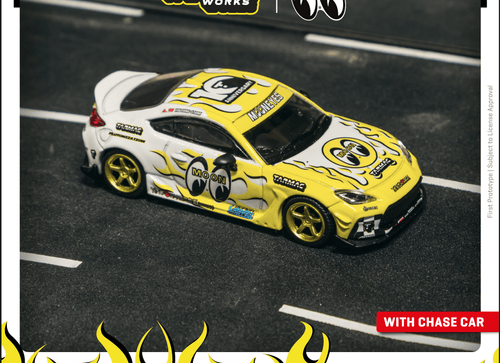 Load image into Gallery viewer, Tarmac Works 1:64 Toyota GR86 MOONEYES Diecast Model Car
