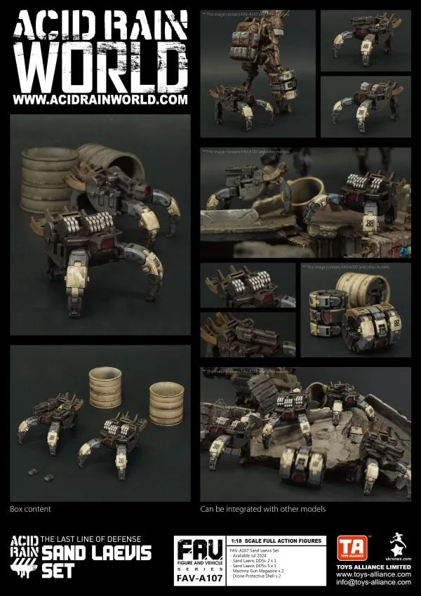 TOYS ALLIANCE x Acid Rain FAV-A107 Sand Laevis Set 1:18 Figure