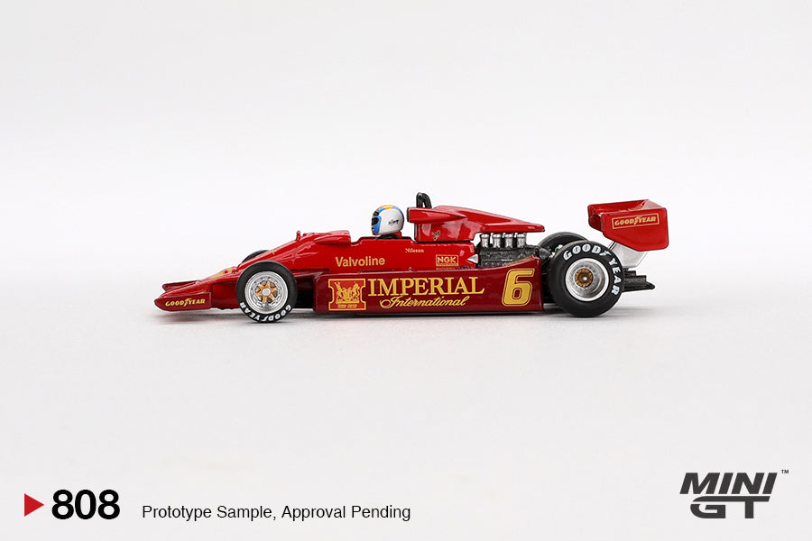 Mini GT #808 1/64 Lotus 78 #6  Gunnar Nilsson 1977 Japanese GP Model
