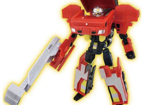 Load image into Gallery viewer, Takara Tomy Tomica Heroes Joblabor Police Fire &amp; EMS DX Entry Set
