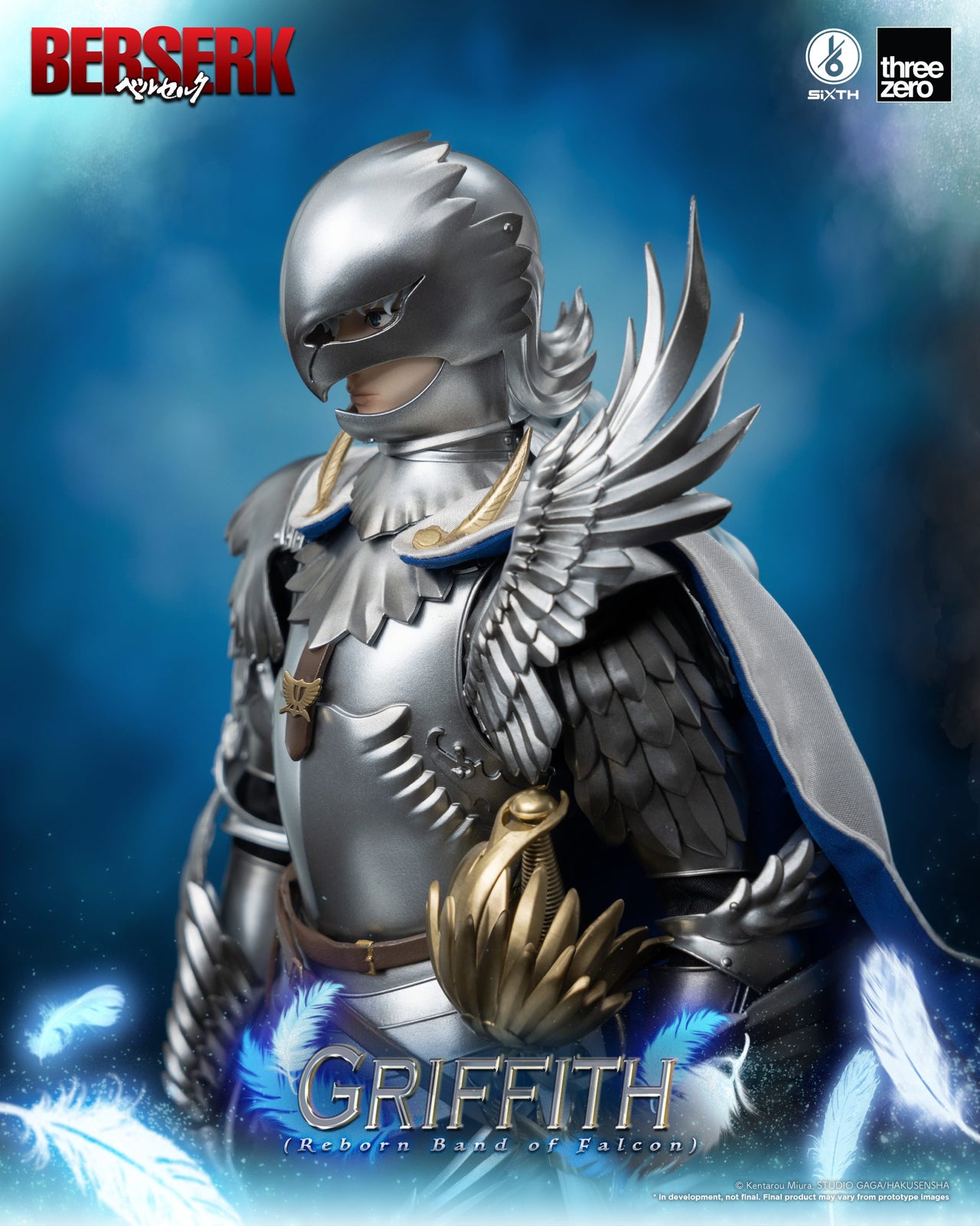 ThreeZero 1:6 BERSERK Griffith (Reborn Band of Falcon) Action Figure