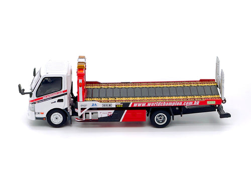 Load image into Gallery viewer, Tiny 1/64 HINO 300 World Champion Tow Truck City Diecast Scale Model Car
