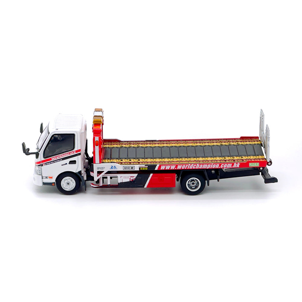 Tiny 1/64 HINO 300 World Champion Tow Truck City Diecast Scale Model Car