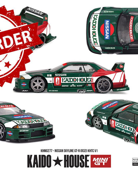 (Pre-order) Kaido House X Mini GT #277 Nissan Skyline GT-R (R32) KHTC V1
