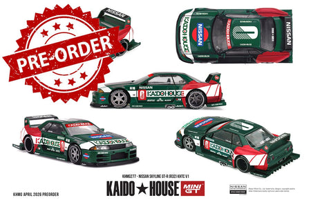 (Pre-order) Kaido House X Mini GT #277 Nissan Skyline GT-R (R32) KHTC V1