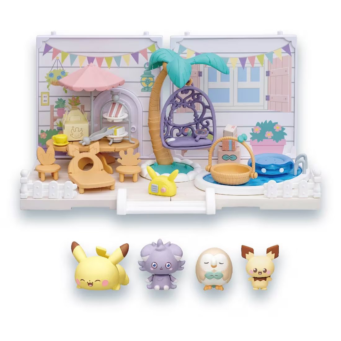Takara Tomy 	Pokemon PokePeace Let`s Party Garden with figures set