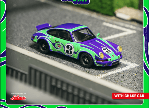 Load image into Gallery viewer, (Pre-order) Tarmac Works 1:64 Porsche 911 2.8 RSR  Psychodelic Diecast Model Car
