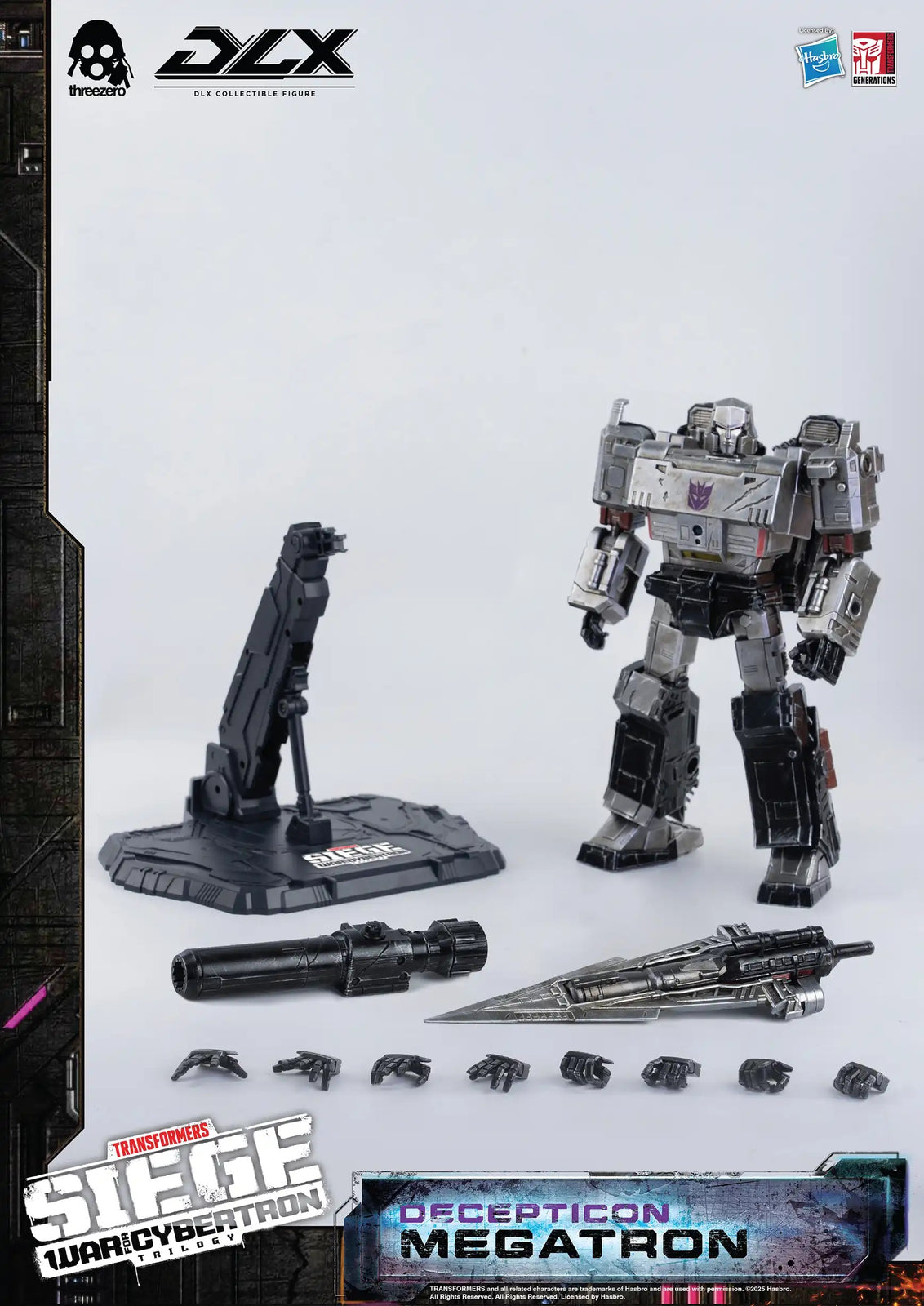 Threezero Transformers: War For Cybertron Trilogy DLX Megatron