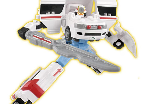 Load image into Gallery viewer, Takara Tomy Tomica Joblabor JB03 Mediblabor Toyota Himedic Ambulance
