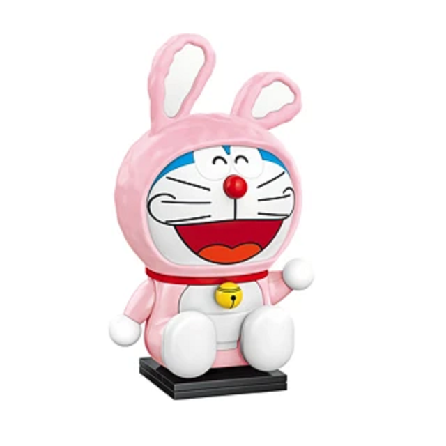 Qman Keeppley Building Blocks Toy #K20415 - Doraemon Pink Bunny
