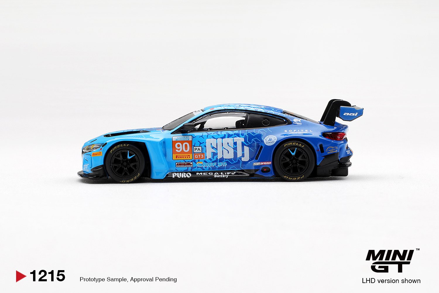 (Pre-order) MINI GT #1215 BMW M4 GT3 EVO #90 FIST Team AAI  2025 China GT LHD