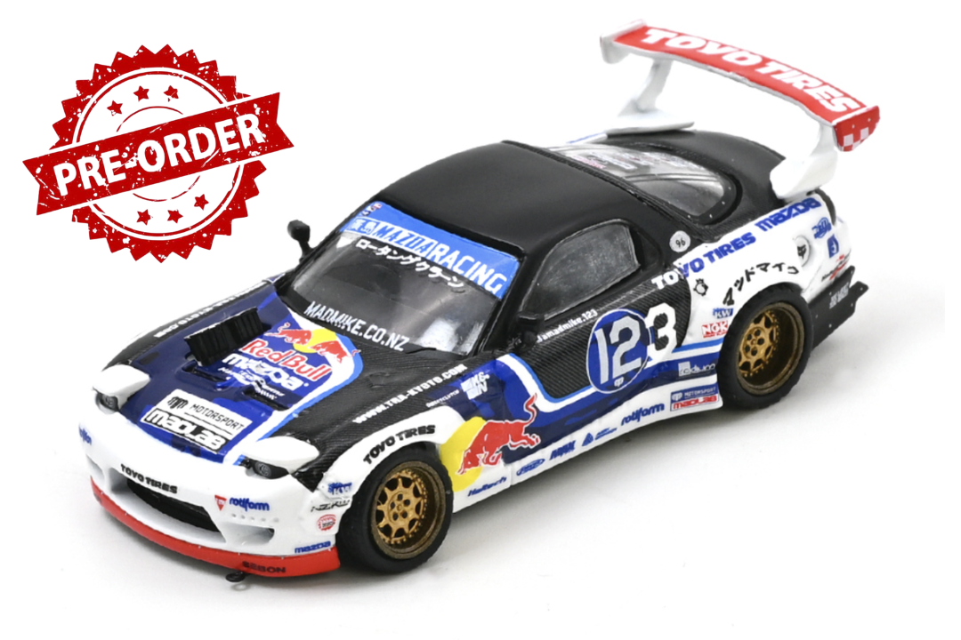 (Pre-order) INNO64 1/64 MAZDA RX-7 MAD MIKE "MADBUL Gen8" Diecast Model Car