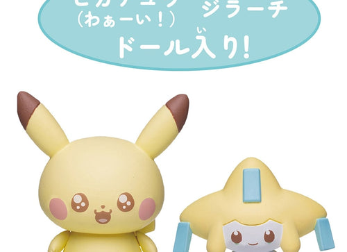 Load image into Gallery viewer, Takara Tomy Pokemon PokePeace Sweets Shop Pikachu &amp; Jirachi (Character Toy)
