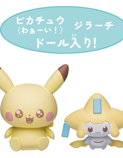 Load image into Gallery viewer, Takara Tomy Pokemon PokePeace Sweets Shop Pikachu &amp; Jirachi (Character Toy)
