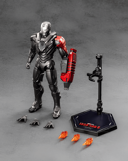 ZD Toys Marvel 1:10 6-inch Iron Man MK29 Action Figure Set