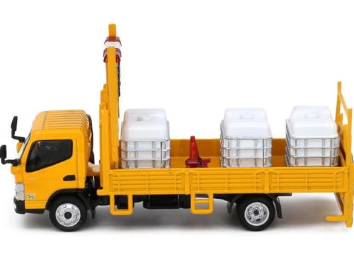 Load image into Gallery viewer, Tiny City 200 Die-cast Model Car - MITSUBISHI FUSO Canter Warning Sign Vehicle
