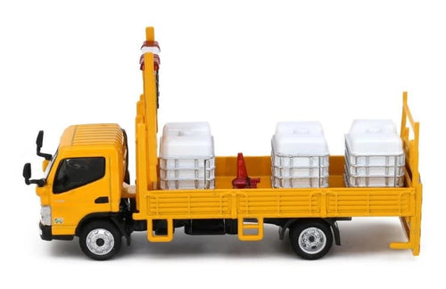 Load image into Gallery viewer, Tiny City 200 Die-cast Model Car - MITSUBISHI FUSO Canter Warning Sign Vehicle
