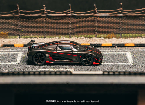 Load image into Gallery viewer, Tarmac Works Koenigsegg Agera RS  Black Carbon Fiber / Red Accents
