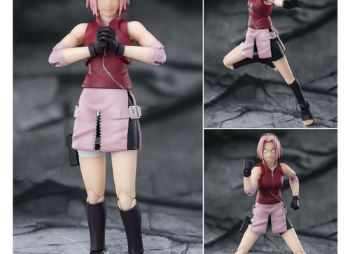 Load image into Gallery viewer, Bandai S.H.Figuarts Naruto Shippuden - Sakura Haruno Pvc Figure Set
