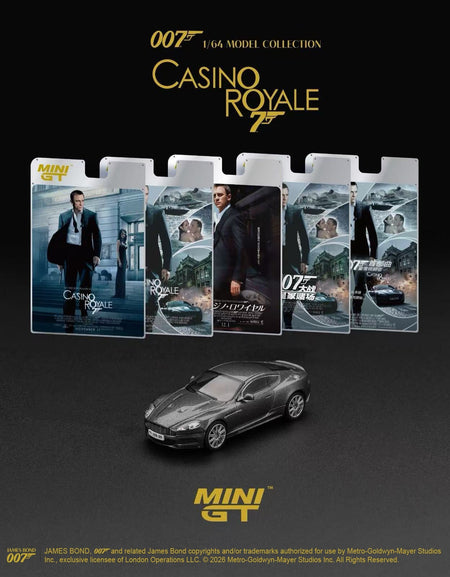 (Pre-order) Mini GT #917 Aston Martin DBS 007 Casino Royale Diecast Model Car