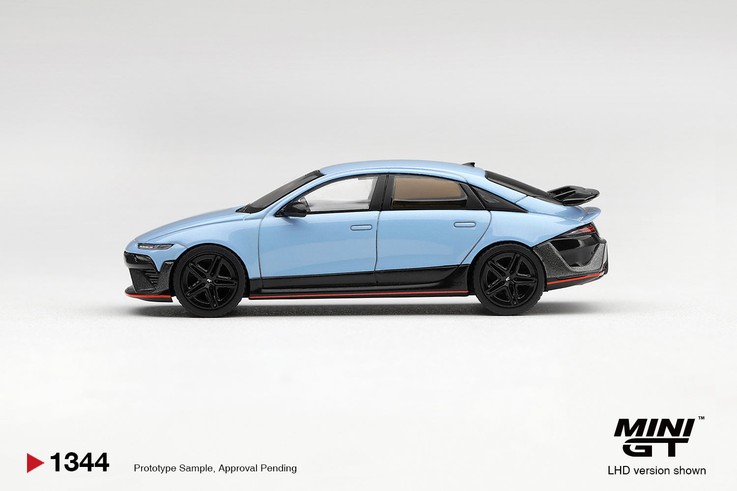 (Pre-order) Mini GT #1344 Hyundai Ioniq 6 N Performance Blue Pearl LHD