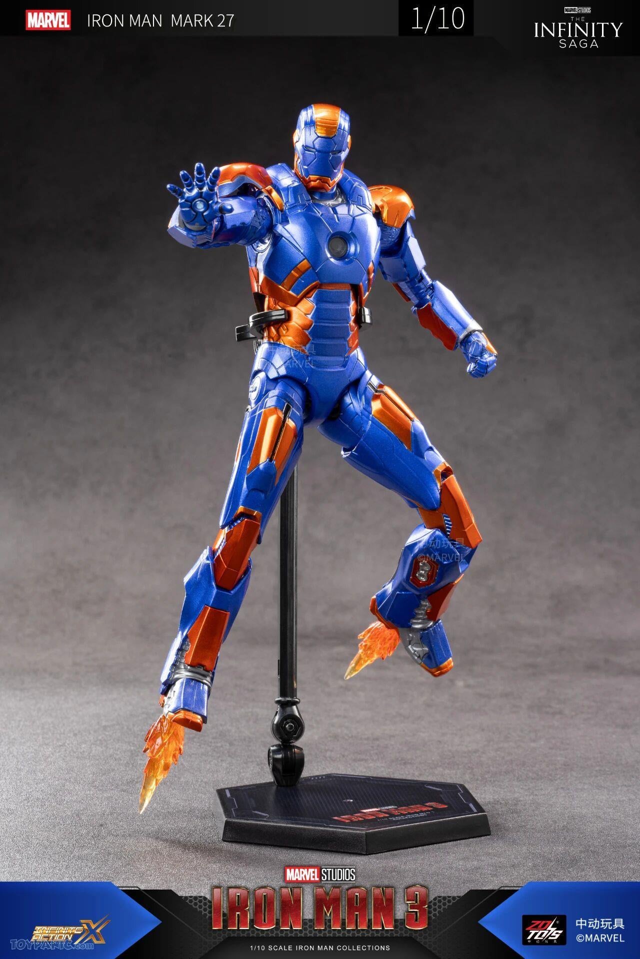 ZD Toys Marvel Avengers 1/10 Iron Man MK27 Action Figure