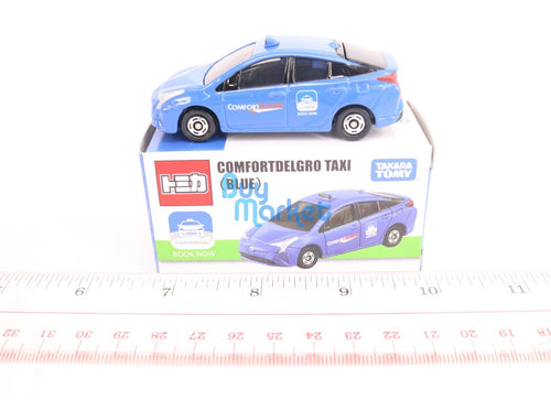 Load image into Gallery viewer, Takara Tomy Tomica Toyota Prius Comfort BLUE Singapore TAXI Diecast Toy Car
