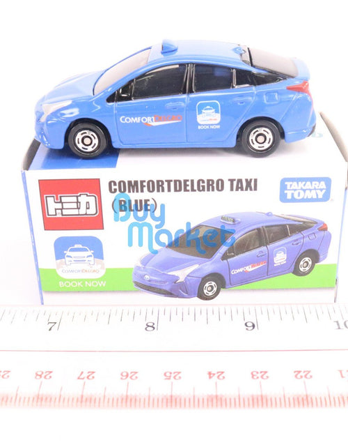 Load image into Gallery viewer, Takara Tomy Tomica Toyota Prius Comfort BLUE Singapore TAXI Diecast Toy Car
