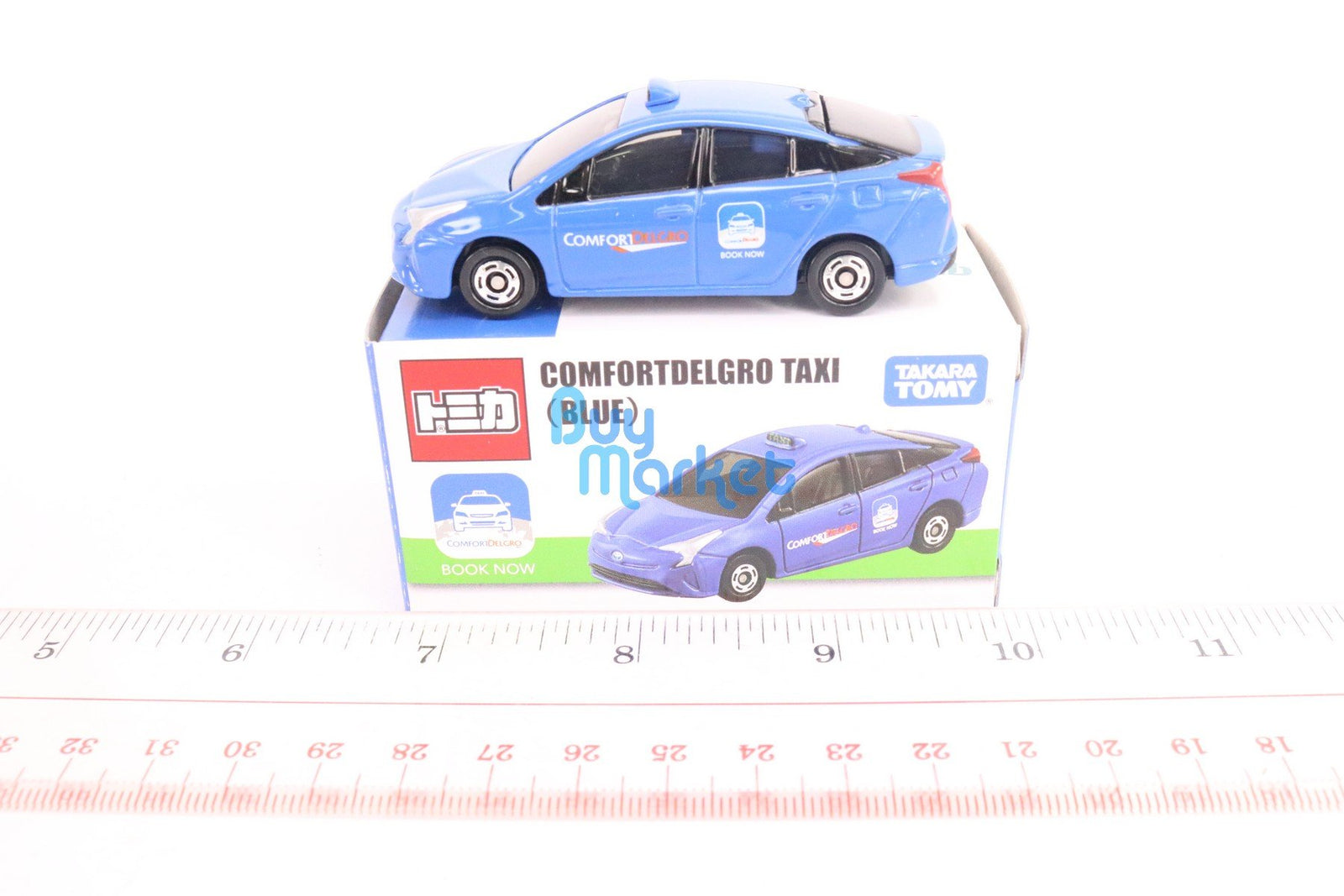 Takara Tomy Tomica Toyota Prius Comfort BLUE Singapore TAXI Diecast Toy Car