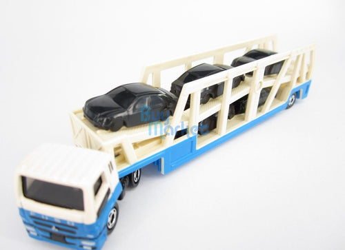 Load image into Gallery viewer, Takara Tomy Tomica #131 Mitsubishi Fuso Super Great Transporter Diecast Toy Car
