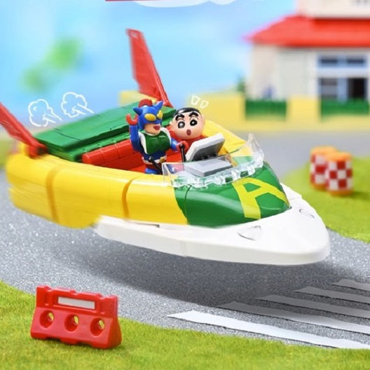 Qman Keeppley Building Blocks #K20617 - Crayon Shinchan Action Kamen car