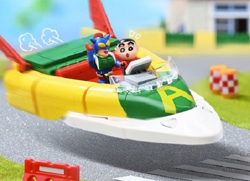 Load image into Gallery viewer, Qman Keeppley Building Blocks #K20617 - Crayon Shinchan Action Kamen car

