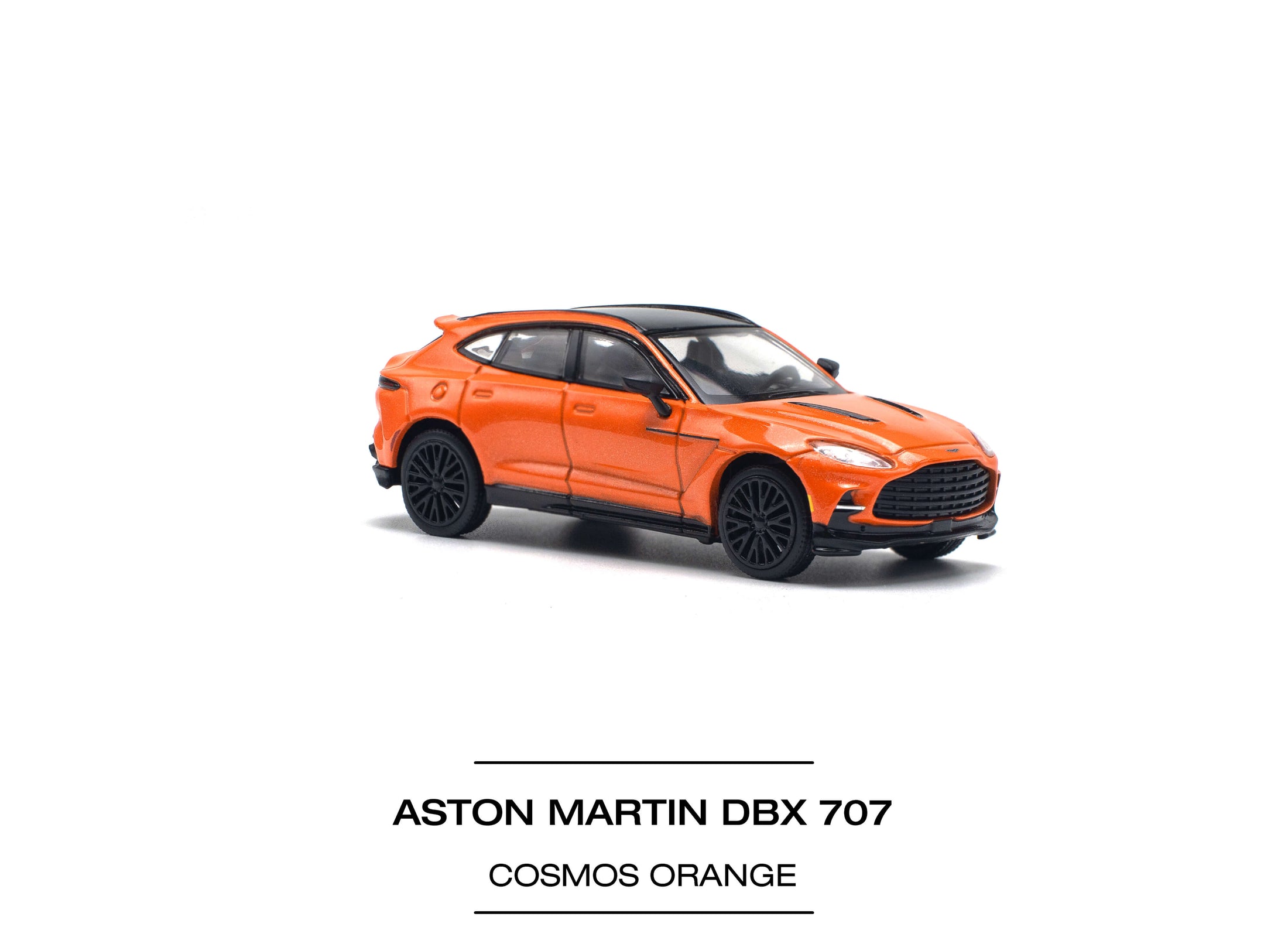 POPRACE 1/64 ASTON MARTIN DBX 707 - COSMOS ORANGE Model Car