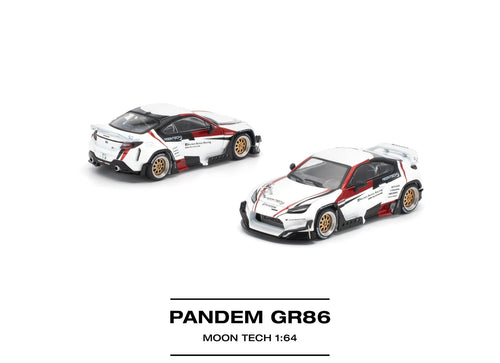 Load image into Gallery viewer, (Pre-order) POPRACE 1/64 - PANDEM Toyota GR 86 Moontech Diecast Model Car
