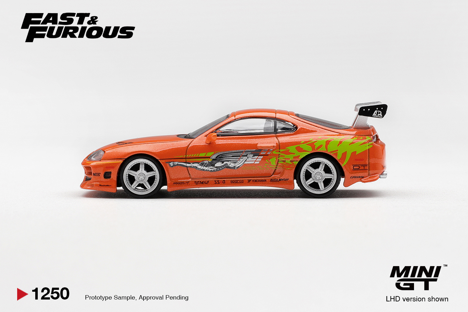 (Pre-order) Mini GT #1250 Toyota Supra BOMEX The Fast and the Furious Brian O'