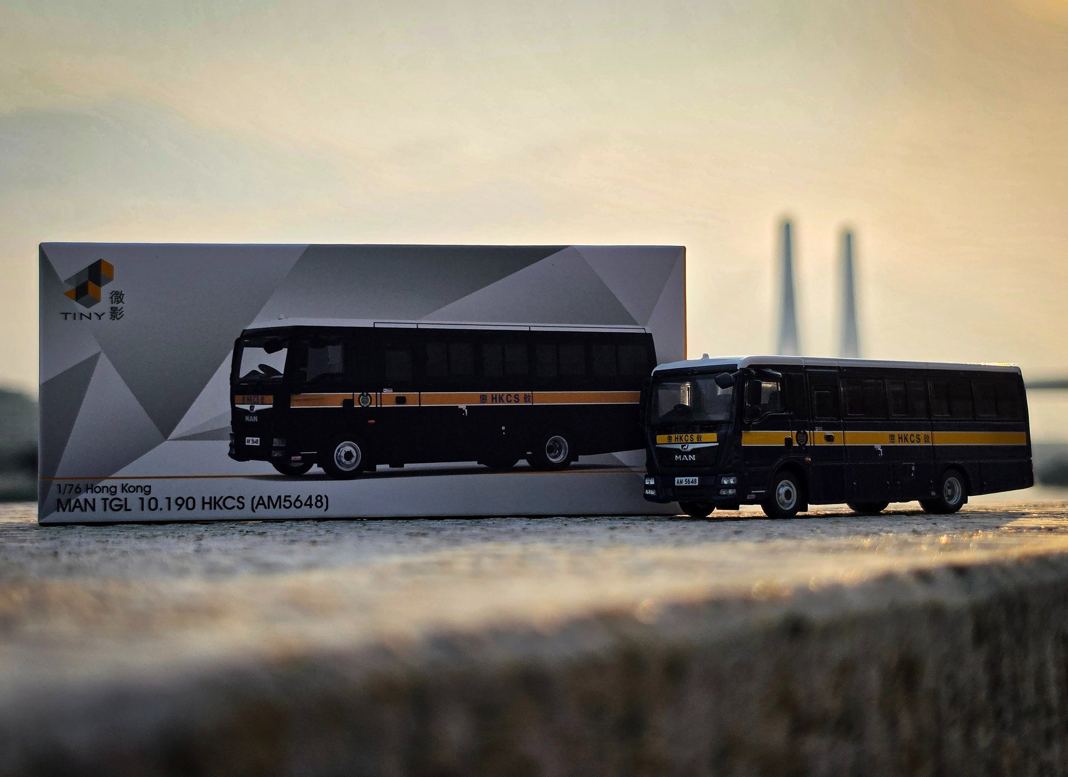 Tiny City Die-cast Model Car HKP24 1/76 MAN TGL HK Correctional Service (AM5648)