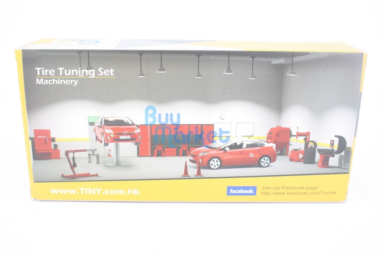 TINY Hong Kong 1/43 Gx2 Garage accessory Counter Full Metallic Paint Dioramas