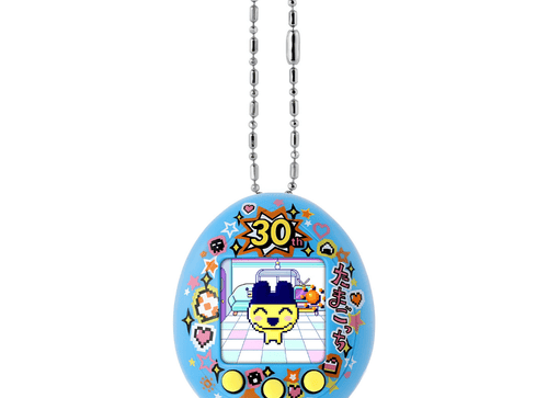 Load image into Gallery viewer, Bandai - Tamagotchi Nano Mametchi Memories 30th Anniversary Blue Digital Pet Toy
