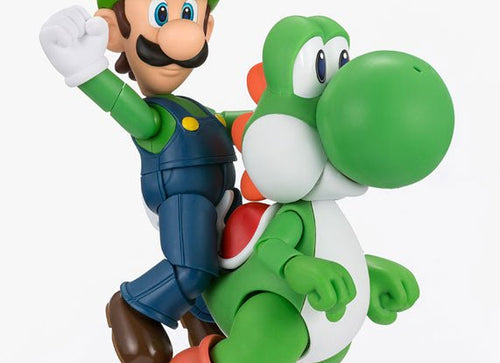 Load image into Gallery viewer, Bandai S.H.Figuarts Mario YOSHI [Re:PACKAGE] Action Figure Set [YOSHI ONLY]
