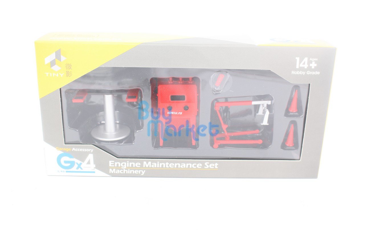 TINY Hong Kong 1/43 Gx4 Garage accessory lift Sandblasting machine etc. Figure