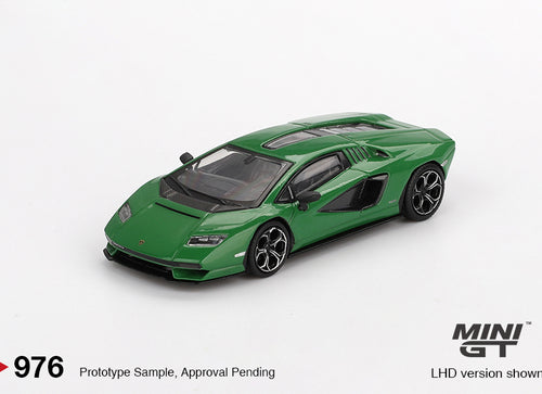 Load image into Gallery viewer, Mini GT #976 Lamborghini Countach LPI 800-4 Verde Medio Model Car
