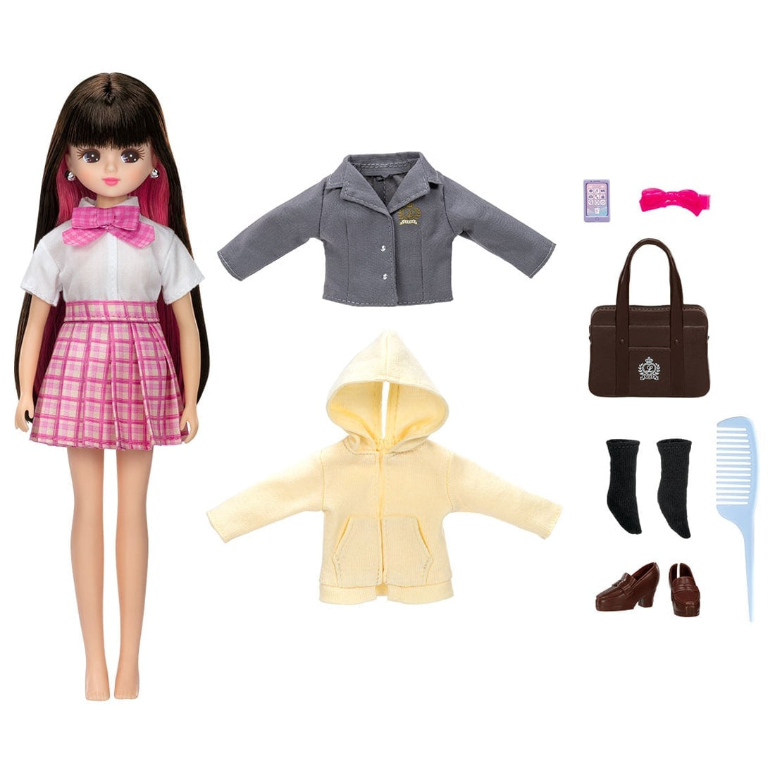 Takara Tomy Licca Chan Doll Set - LD-06 JK Licca School life